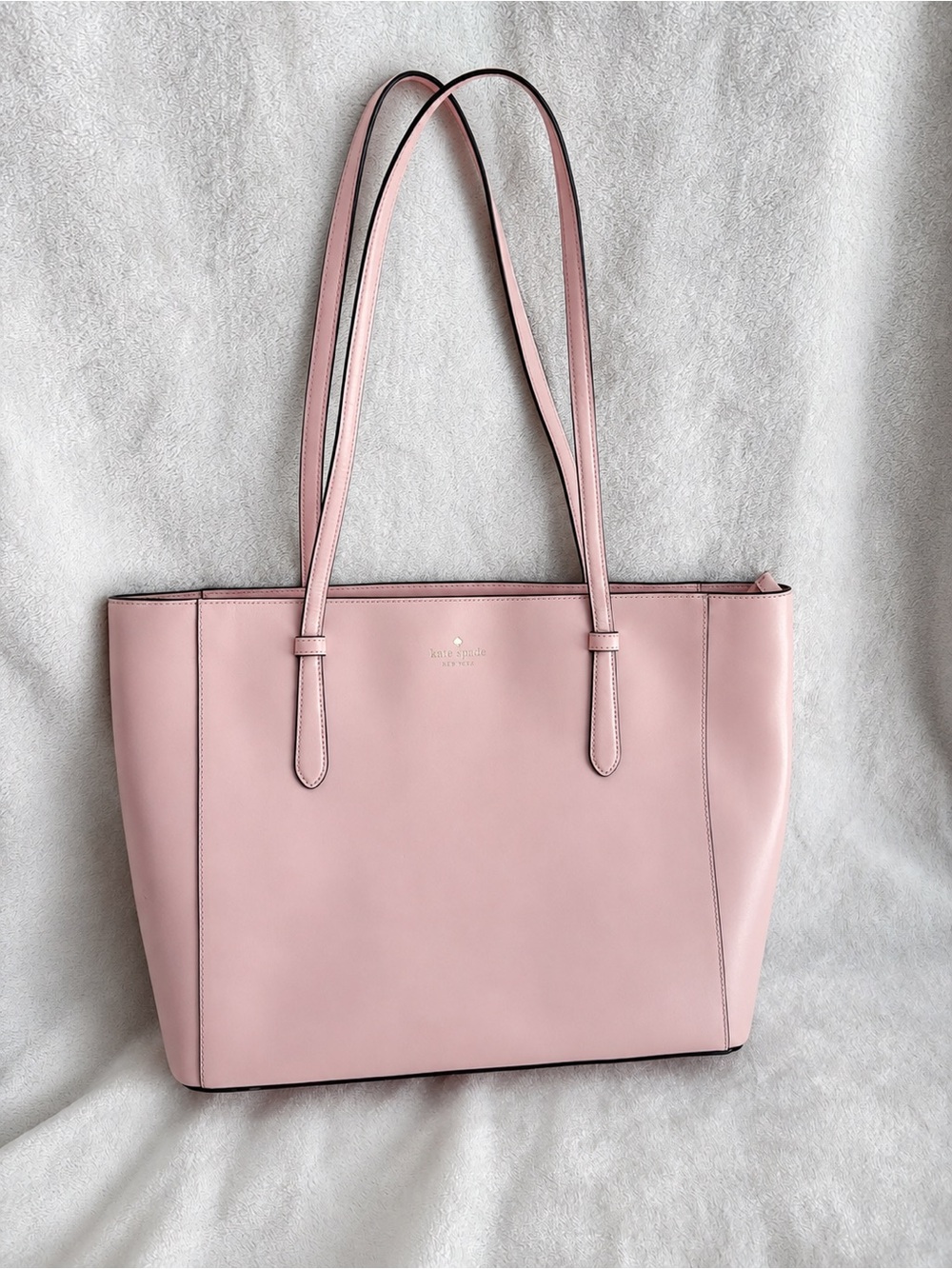 Kate Spade Schuyler Medium Tote Smooth Mitten Pink Leather - Excellent Condition